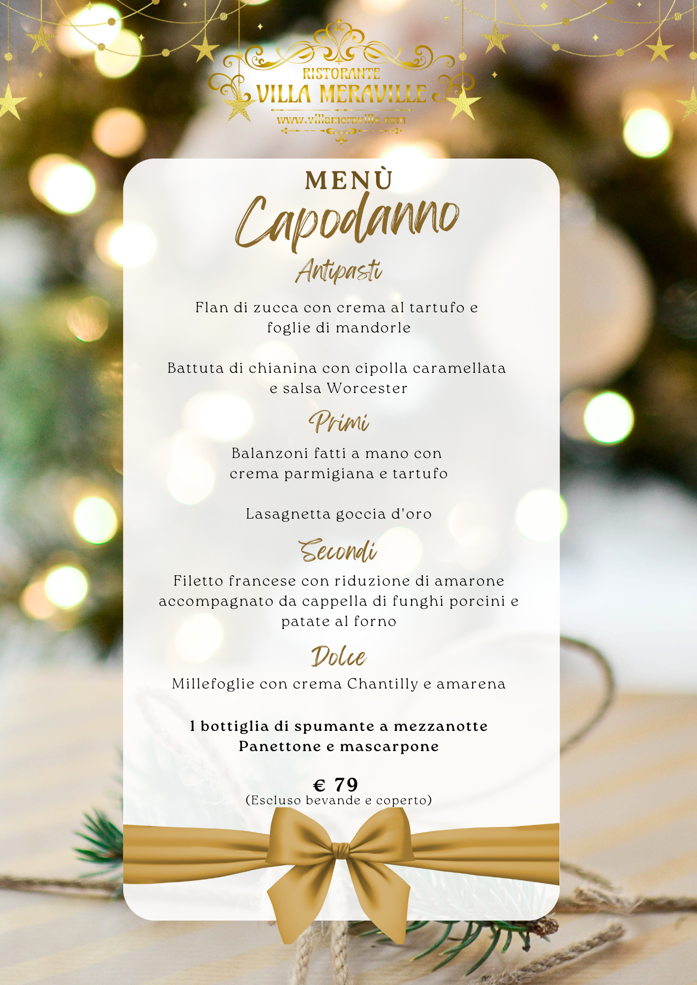 CAPODANNO 31 DICEMBRE