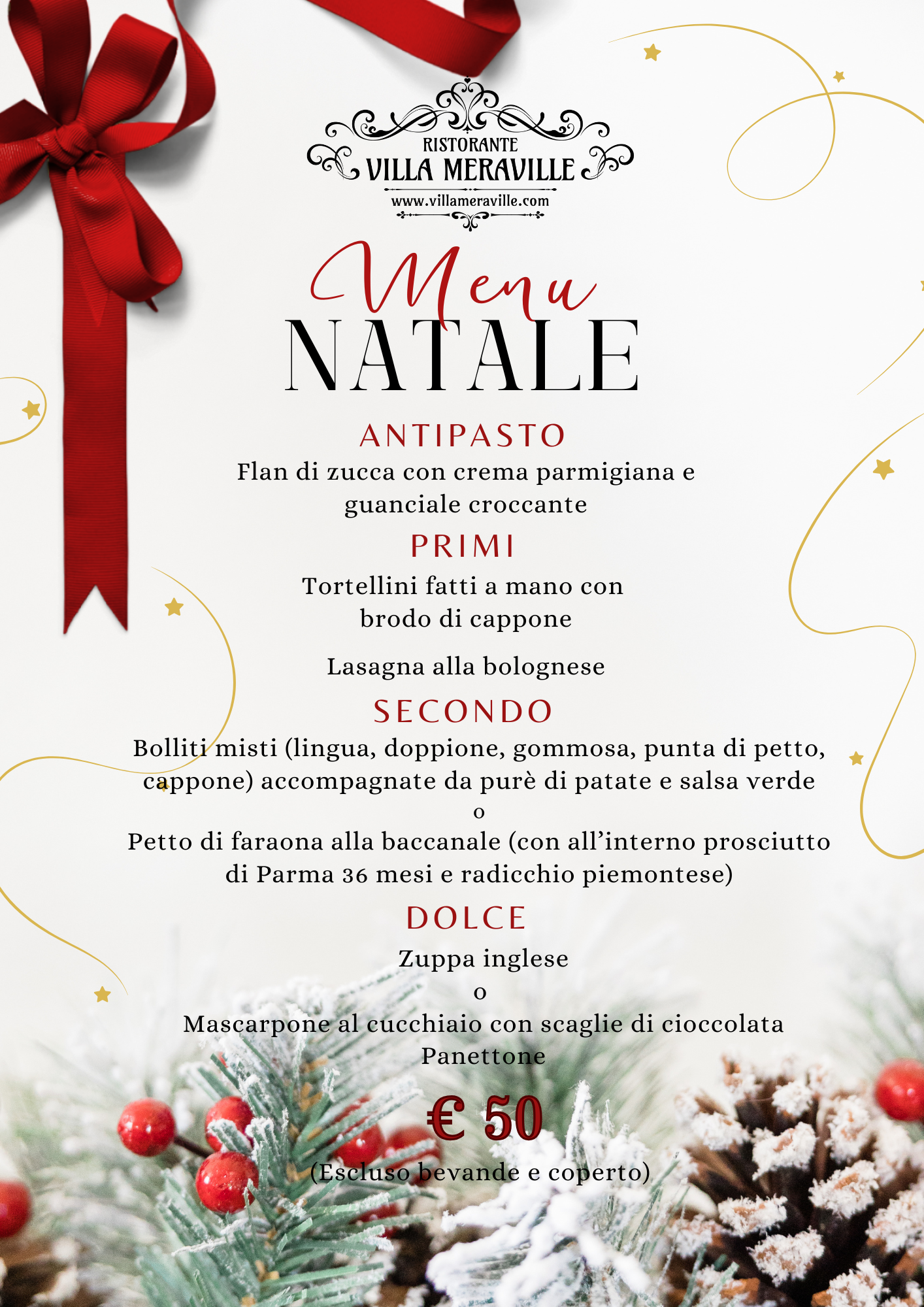 Scopri di più sull'articolo VIGILIA&NATALE 24&25 DICEMBRE